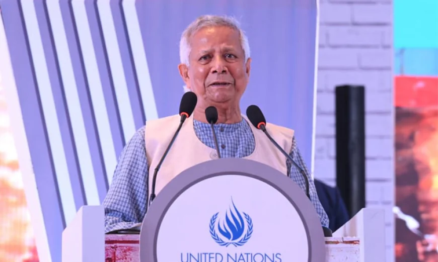 জুলাই গণআন্দোলনে মানবতাবিরোধী অপরাধীদের বিচারে আমরা দৃঢ়প্রতিজ্ঞ: প্রধান উপদেষ্টা