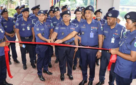 নাটোরে সেবাধর্মী হিসেবে লালপুর থানার কার্যক্রম শুরু