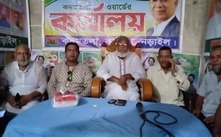 নড়াইলের কালিয়ায় বিএনপি কার্যালয় উদ্বোধন