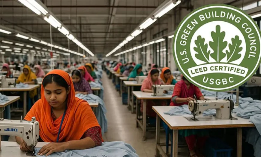 পাঁচ পোশাক কারখানাকে পরিবেশবান্ধব লিড সনদ প্রদান