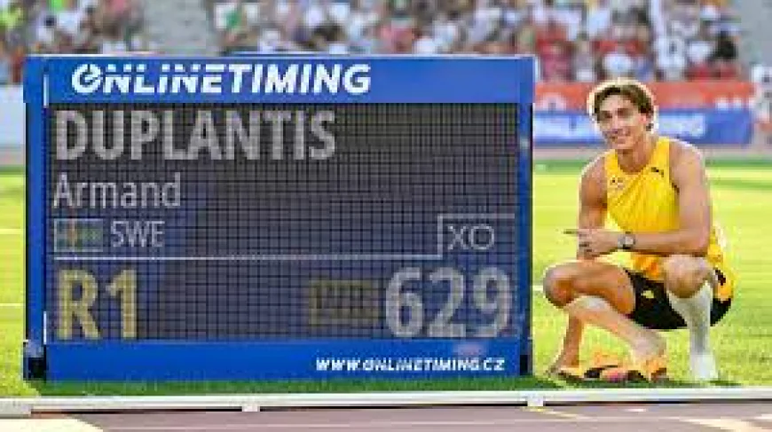 ডুপ্লান্টিসের দাপট: পোল ভল্টে নতুন বিশ্ব রেকর্ড