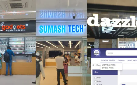 অবৈধ পথে মোবাইলফোনে কোটি কোটি টাকা শুল্ক ফাঁকি ৪ মোবাইল শপের