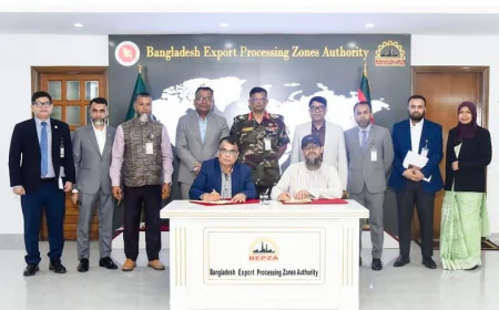 বেপজার অর্থনৈতিক অঞ্চলে উচ্চমানের পোশাক কারখানা স্থাপন করছে চীনা কোম্পানি