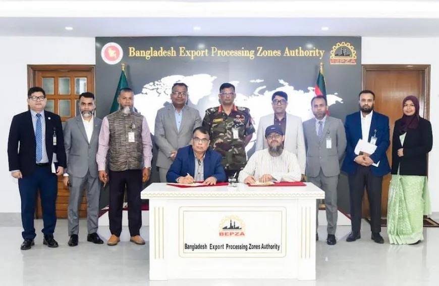 বেপজার অর্থনৈতিক অঞ্চলে উচ্চমানের পোশাক কারখানা স্থাপন করছে চীনা কোম্পানি