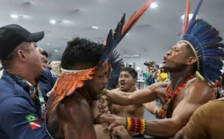 কপ৩০ সম্মেলনে আবারো আদিবাসীদের বিক্ষোভ