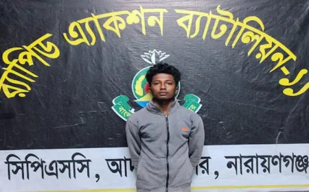 পিরোজপুরে ধর্ষণ মামলার আসামি গ্রেফতার